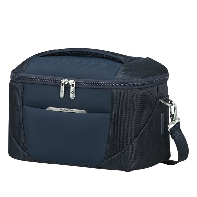 Kosmetikkoffer Re-Lite Beauty Case Midnight Blue, Farbe: blau/petrol, Marke: Samsonite, EAN: 5400520325044, Abmessungen in cm: 35x23x21, Bild 2 von 16