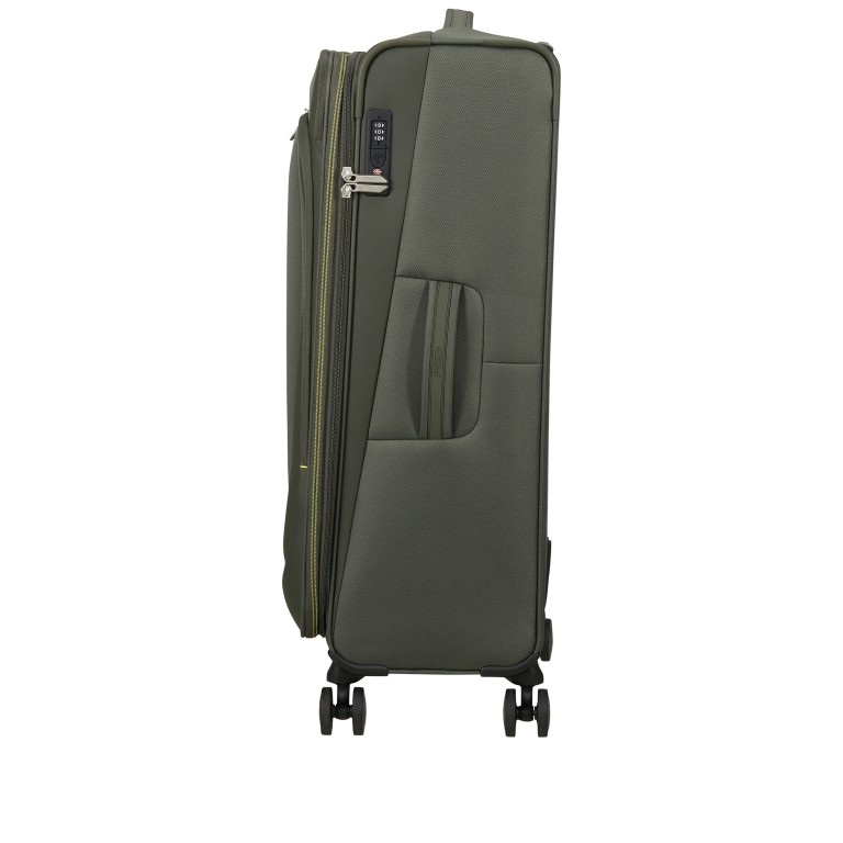 Koffer Wanderlite Spinner L expandable Dark Khaki, Farbe: grün/oliv, Marke: American Tourister, EAN: 5400520376244, Abmessungen in cm: 48x79x31, Bild 3 von 15