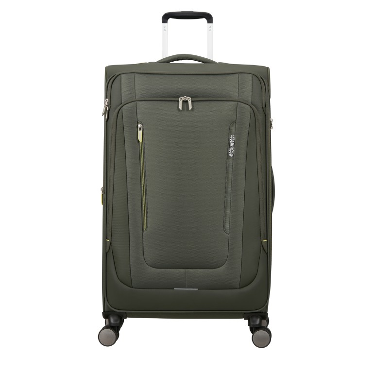 Koffer Wanderlite Spinner L expandable Dark Khaki, Farbe: grün/oliv, Marke: American Tourister, EAN: 5400520376244, Abmessungen in cm: 48x79x31, Bild 1 von 15