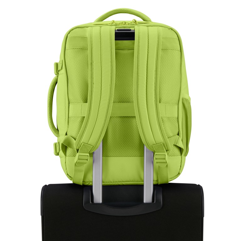 Rucksack Take2Cabin Casual Backpack MS Puff Hyper Lime, Farbe: grün/oliv, Marke: American Tourister, EAN: 5400520415240, Abmessungen in cm: 30x40x20, Bild 6 von 16