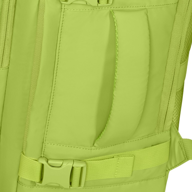 Rucksack Take2Cabin Casual Backpack MS Puff Hyper Lime, Farbe: grün/oliv, Marke: American Tourister, EAN: 5400520415240, Abmessungen in cm: 30x40x20, Bild 12 von 16
