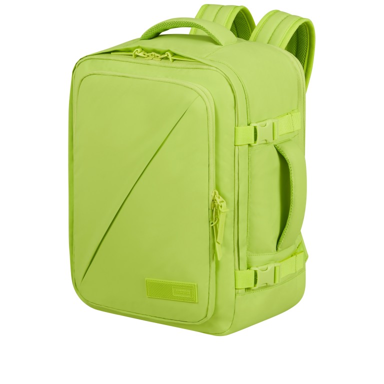 Rucksack Take2Cabin Casual Backpack MS Puff Hyper Lime, Farbe: grün/oliv, Marke: American Tourister, EAN: 5400520415240, Abmessungen in cm: 30x40x20, Bild 2 von 16
