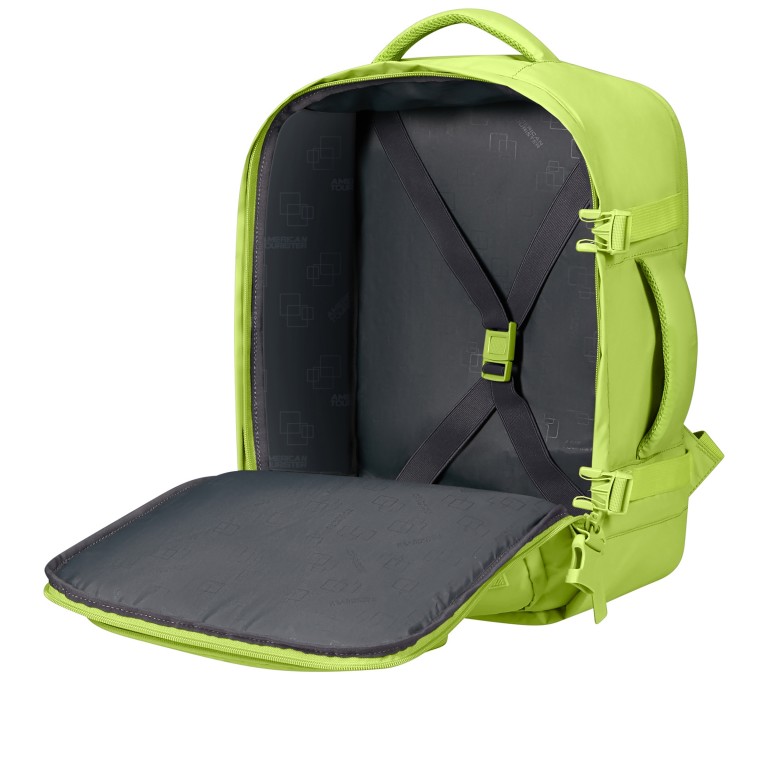 Rucksack Take2Cabin Casual Backpack MS Puff Hyper Lime, Farbe: grün/oliv, Marke: American Tourister, EAN: 5400520415240, Abmessungen in cm: 30x40x20, Bild 8 von 16