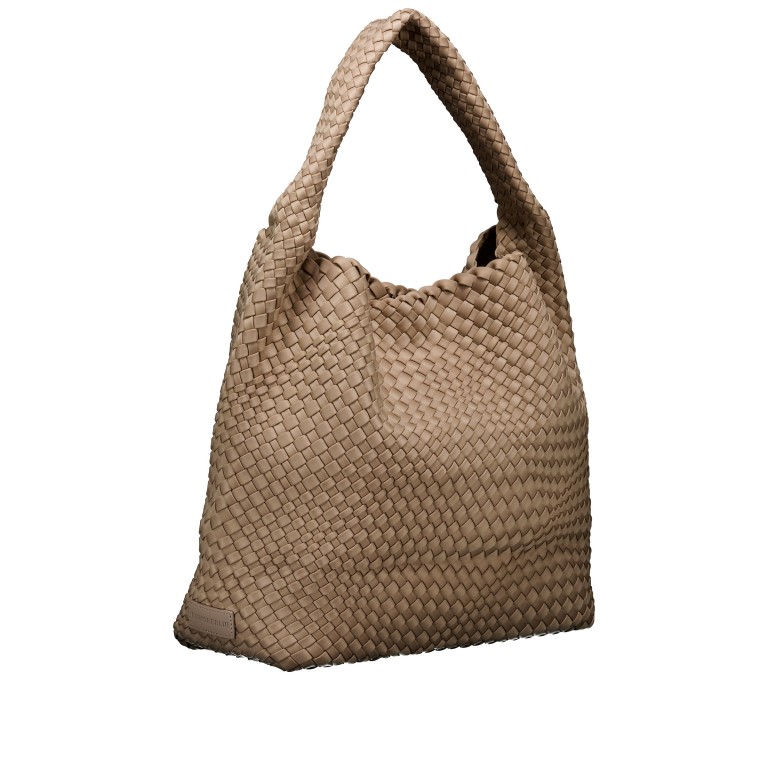 Beuteltasche Ella mit herausnehmbarem Etui Taupe, Farbe: taupe/khaki, Marke: blingberlin, Abmessungen in cm: 38x40x15.5, Bild 2 von 5