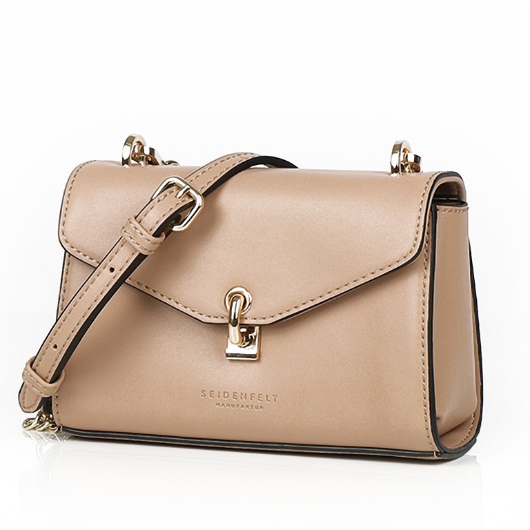 Umhängetasche Kisa Sand, Farbe: beige, Marke: Seidenfelt, EAN: 4251817616779, Abmessungen in cm: 20.5x15.5x9, Bild 2 von 9