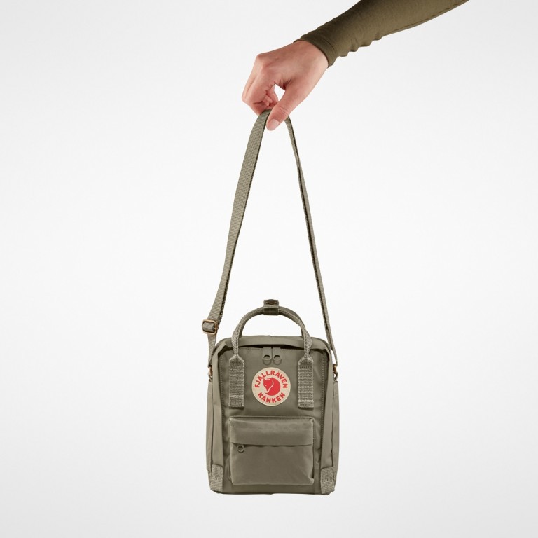 Umhängetasche Kånken Sling Green, Farbe: taupe/khaki, Marke: Fjällräven, EAN: 7323450582562, Abmessungen in cm: 15x20x11, Bild 7 von 10