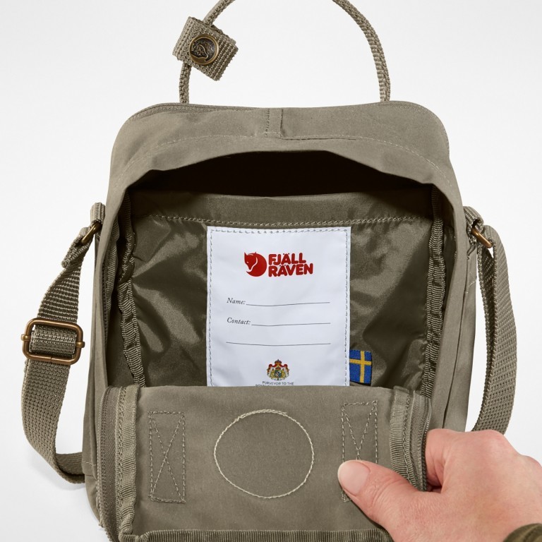 Umhängetasche Kånken Sling Green, Farbe: taupe/khaki, Marke: Fjällräven, EAN: 7323450582562, Abmessungen in cm: 15x20x11, Bild 8 von 10