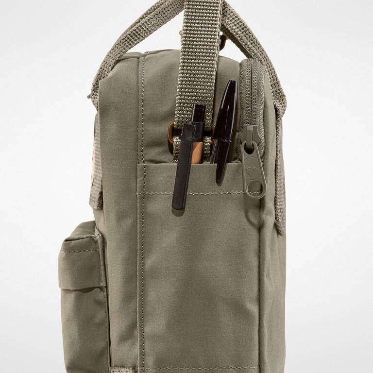 Umhängetasche Kånken Sling Green, Farbe: taupe/khaki, Marke: Fjällräven, EAN: 7323450582562, Abmessungen in cm: 15x20x11, Bild 10 von 10