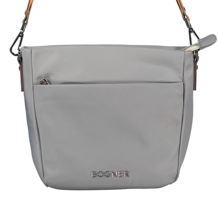 Umhängetasche Klosters Juna, Farbe: schwarz, grau, blau/petrol, cognac, rosa/pink, beige, Marke: Bogner, Abmessungen in cm: 23x23.5x9, Bild 1 von 8