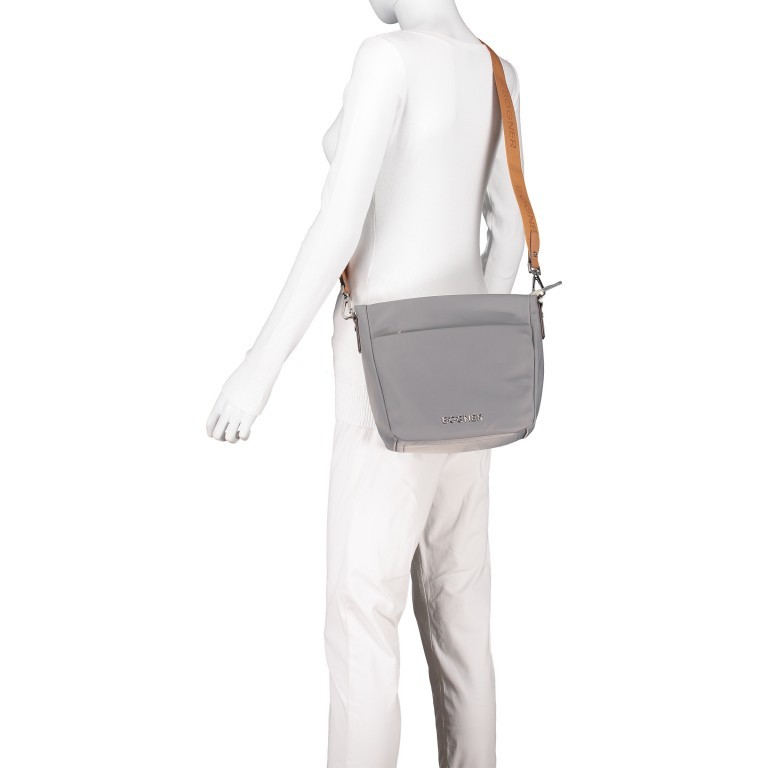 Umhängetasche Klosters Juna, Farbe: schwarz, grau, blau/petrol, cognac, rosa/pink, beige, Marke: Bogner, Abmessungen in cm: 23x23.5x9, Bild 5 von 8