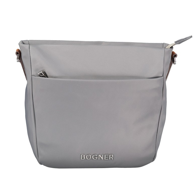 Umhängetasche Klosters Juna, Farbe: schwarz, grau, blau/petrol, cognac, rosa/pink, beige, Marke: Bogner, Abmessungen in cm: 23x23.5x9, Bild 8 von 8