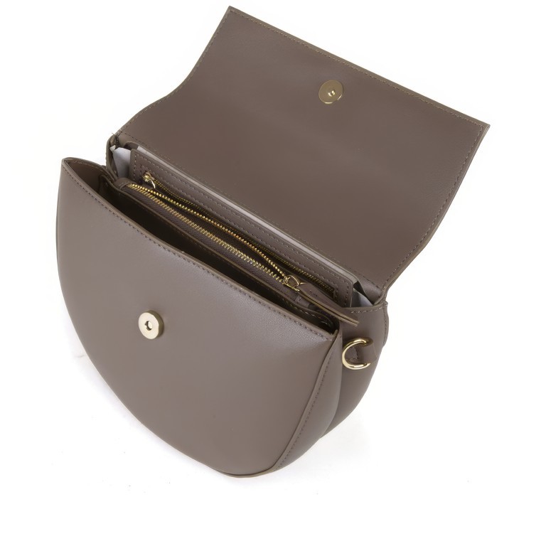 Umhängetasche Bigs, Farbe: schwarz, grau, cognac, taupe/khaki, grün/oliv, rot/weinrot, flieder/lila, beige, weiß, Marke: Valentino Bags, Abmessungen in cm: 25x17.5x8, Bild 6 von 6