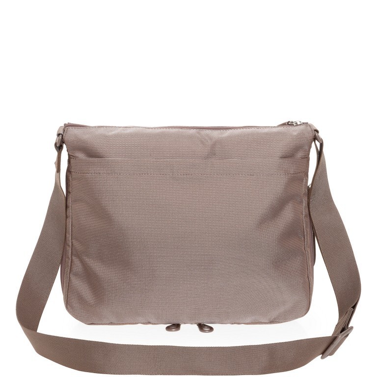 Umhängetasche MD20 QMTX6, Farbe: grau, blau/petrol, taupe/khaki, weiß, Marke: Mandarina Duck, Abmessungen in cm: 33x28x7, Bild 3 von 6