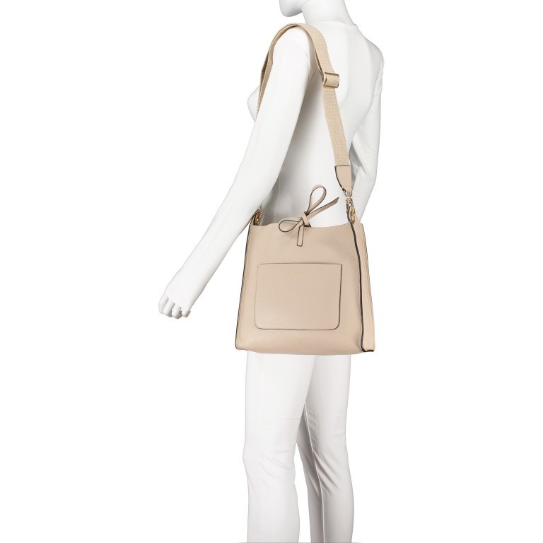 Beuteltasche Dalia Raquel S Natural, Farbe: beige, Marke: Abro, EAN: 4061724845670, Abmessungen in cm: 26x26x9, Bild 4 von 10