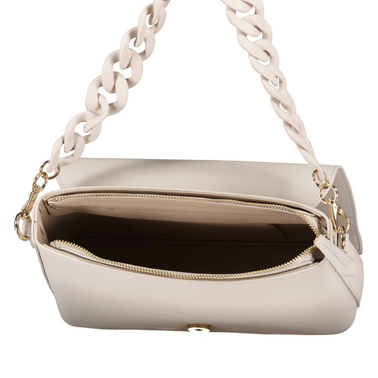 Umhängetasche Noodles Ecru, Farbe: beige, Marke: Valentino Bags, EAN: 8058043733906, Abmessungen in cm: 24.5x17.5x7, Bild 8 von 8