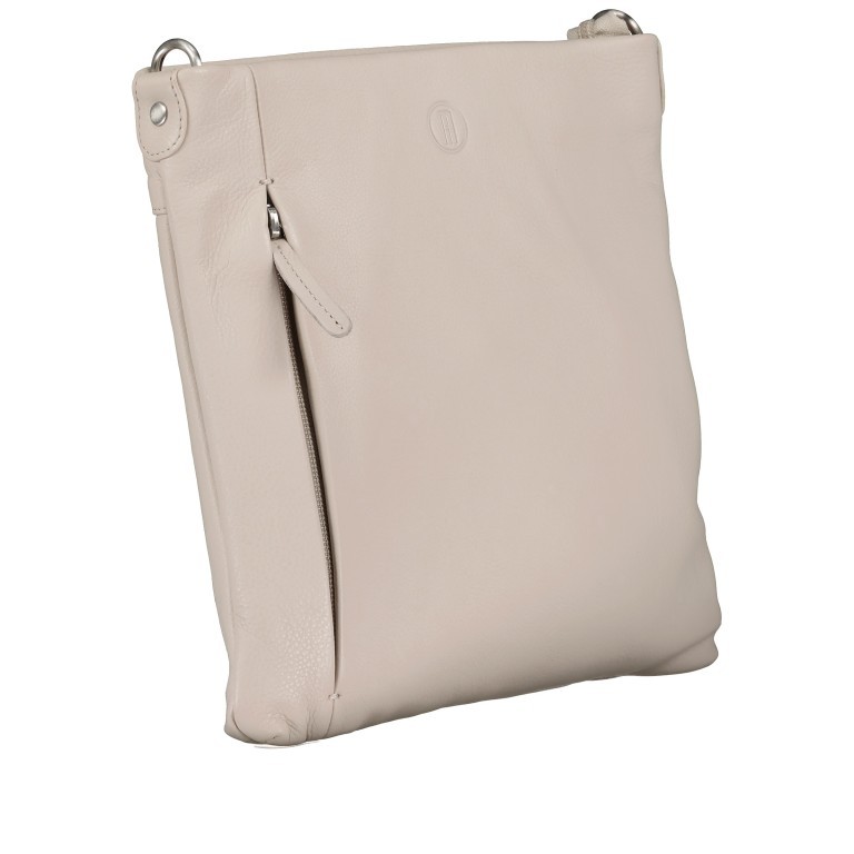 Umhängetasche Nappa, Farbe: schwarz, blau/petrol, braun, beige, weiß, Marke: Hausfelder Manufaktur, Abmessungen in cm: 25x25x2, Bild 2 von 6