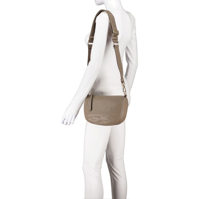 Umhängetasche Dalia Mina Tope, Farbe: taupe/khaki, Marke: Abro, EAN: 4061724940061, Abmessungen in cm: 23x16x8.5, Bild 4 von 6