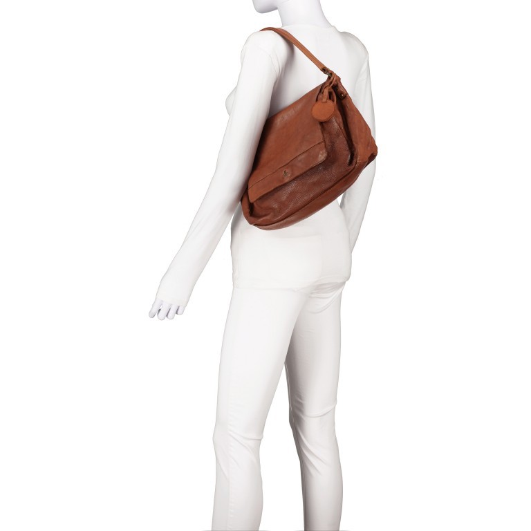 Umhängetasche Anchor-Love Tosca AL.11551 Charming Cognac, Farbe: cognac, Marke: Harbour 2nd, EAN: 4046478061262, Abmessungen in cm: 30.5x22x12, Bild 5 von 7