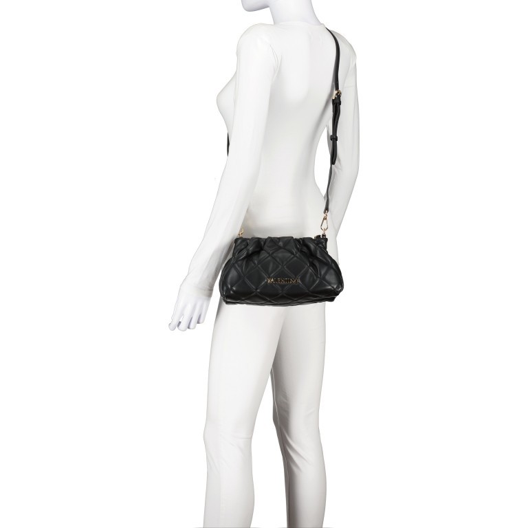 Umhängetasche Ocarina Nero, Farbe: schwarz, Marke: Valentino Bags, EAN: 8058043890227, Abmessungen in cm: 25x13.5x9, Bild 7 von 8