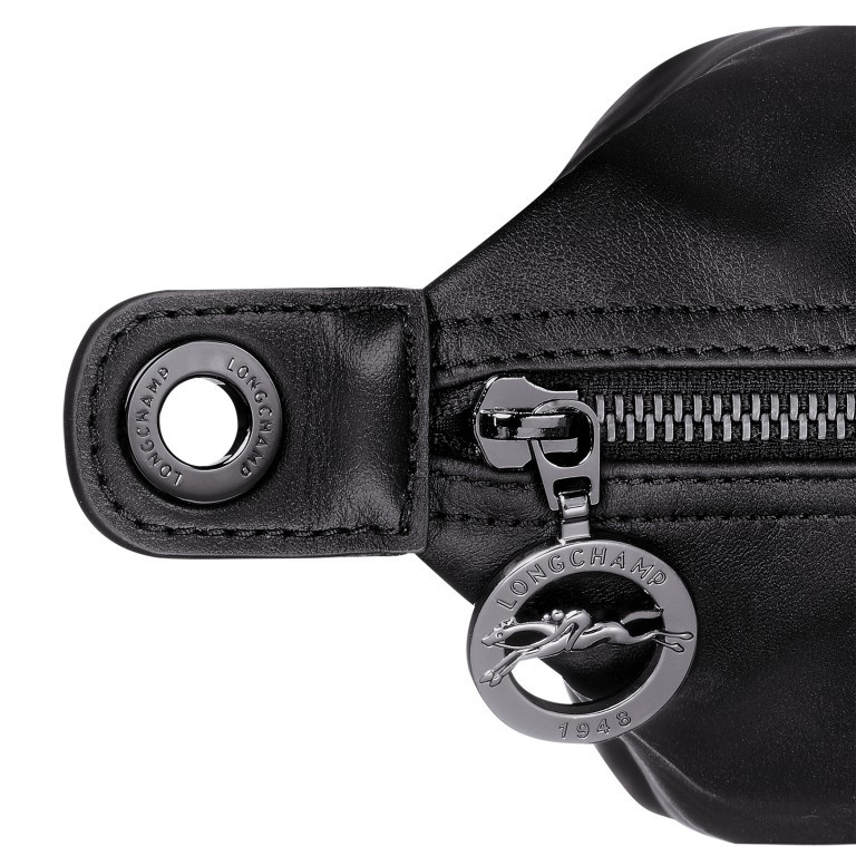 Umhängetasche Le Pliage Xtra Shopper M Schwarz, Farbe: schwarz, Marke: Longchamp, EAN: 3597922267668, Abmessungen in cm: 31.5x25x11, Bild 6 von 6