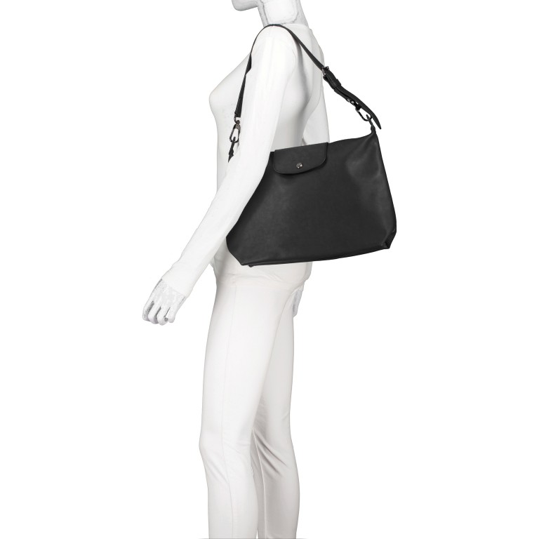 Umhängetasche Le Pliage Xtra Shopper M, Farbe: schwarz, grau, blau/petrol, cognac, orange, beige, Marke: Longchamp, Abmessungen in cm: 31.5x25x11, Bild 4 von 6