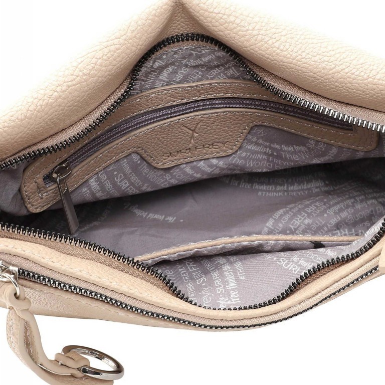 Umhängetasche Debby 13601, Farbe: schwarz, grau, blau/petrol, beige, weiß, Marke: Suri Frey, Abmessungen in cm: 26x17x10, Bild 8 von 9