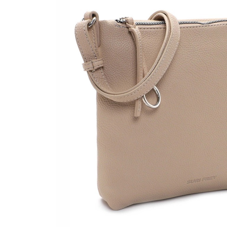 Umhängetasche Debby 13602, Farbe: schwarz, grau, blau/petrol, taupe/khaki, beige, weiß, Marke: Suri Frey, Abmessungen in cm: 24.5x25x5.5, Bild 7 von 7