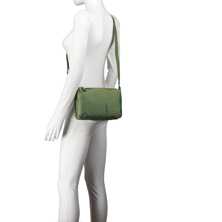 Umhängetasche MD20 QMT32 Foliage, Farbe: grün/oliv, Marke: Mandarina Duck, EAN: 8032803795564, Abmessungen in cm: 24.5x17x8, Bild 5 von 6