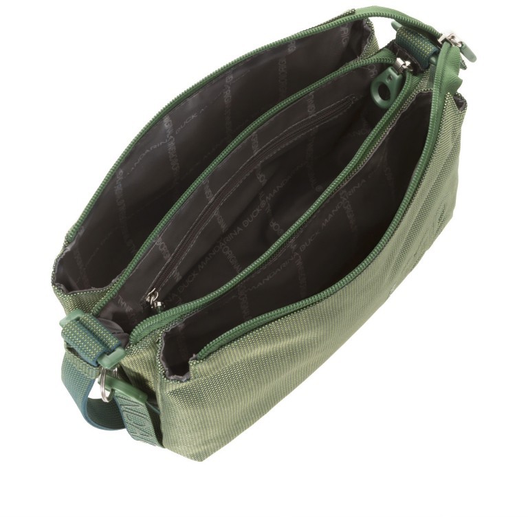 Umhängetasche MD20 QMT32 Foliage, Farbe: grün/oliv, Marke: Mandarina Duck, EAN: 8032803795564, Abmessungen in cm: 24.5x17x8, Bild 6 von 6