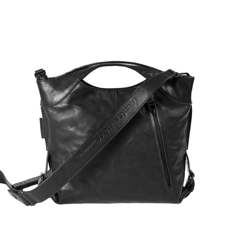 Umhängetasche Grandma's Luxury Club Mrs. Pop Corn Black Smoke, Farbe: schwarz, Marke: Aunts & Uncles, EAN: 4250394987593, Abmessungen in cm: 26x24.5x7.5, Bild 3 von 10