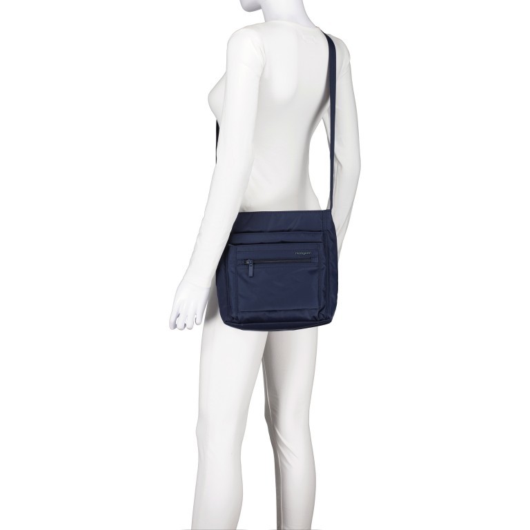 Umhängetasche Inner City Orva mit RFID-Schutz Essence Rattan, Farbe: beige, Marke: Hedgren, EAN: 5413507862630, Abmessungen in cm: 24x25.5x8.5, Bild 6 von 9