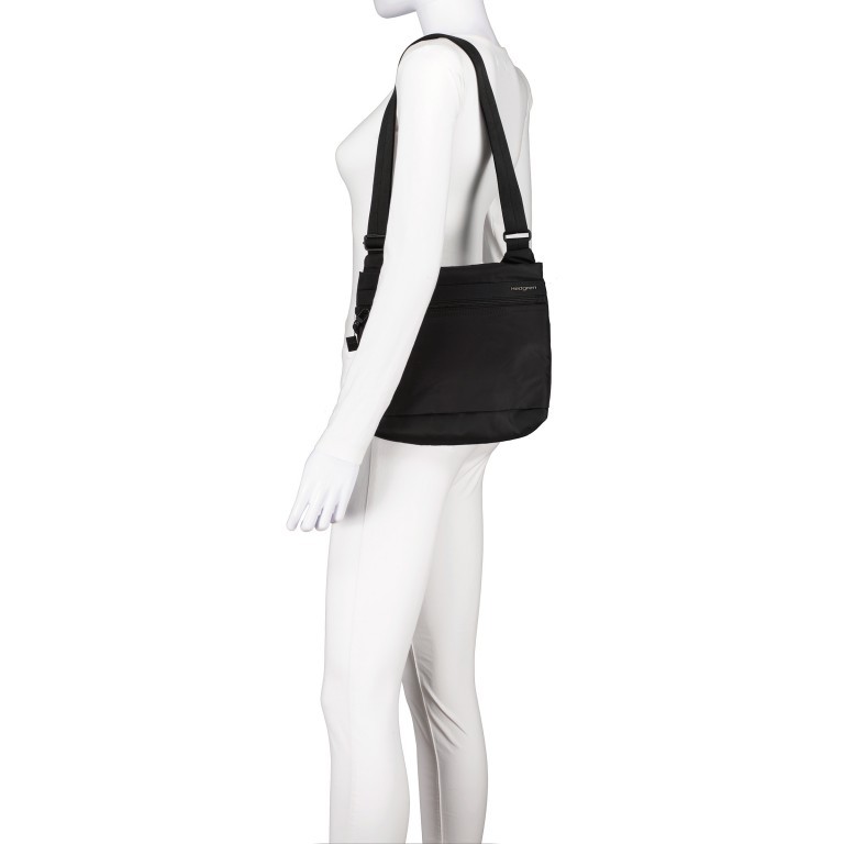 Umhängetasche Inner City Faith mit RFID-Schutz Total Eclipse, Farbe: blau/petrol, Marke: Hedgren, EAN: 5413507860858, Abmessungen in cm: 24x23.5x4.5, Bild 5 von 14