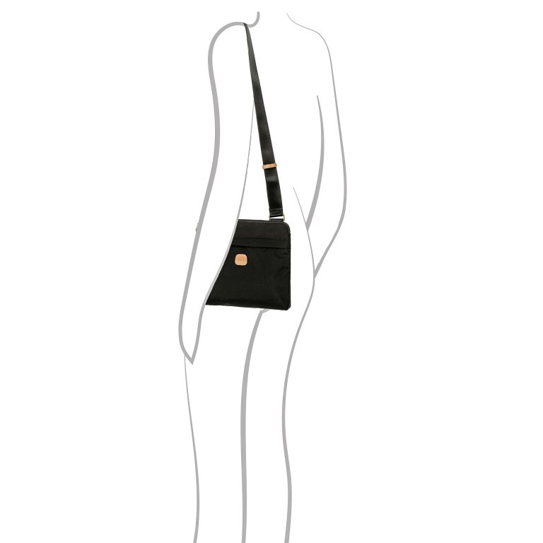 Umhängetasche X-BAG & X-Travel, Marke: Brics, Abmessungen in cm: 27.5x24x2, Bild 5 von 7