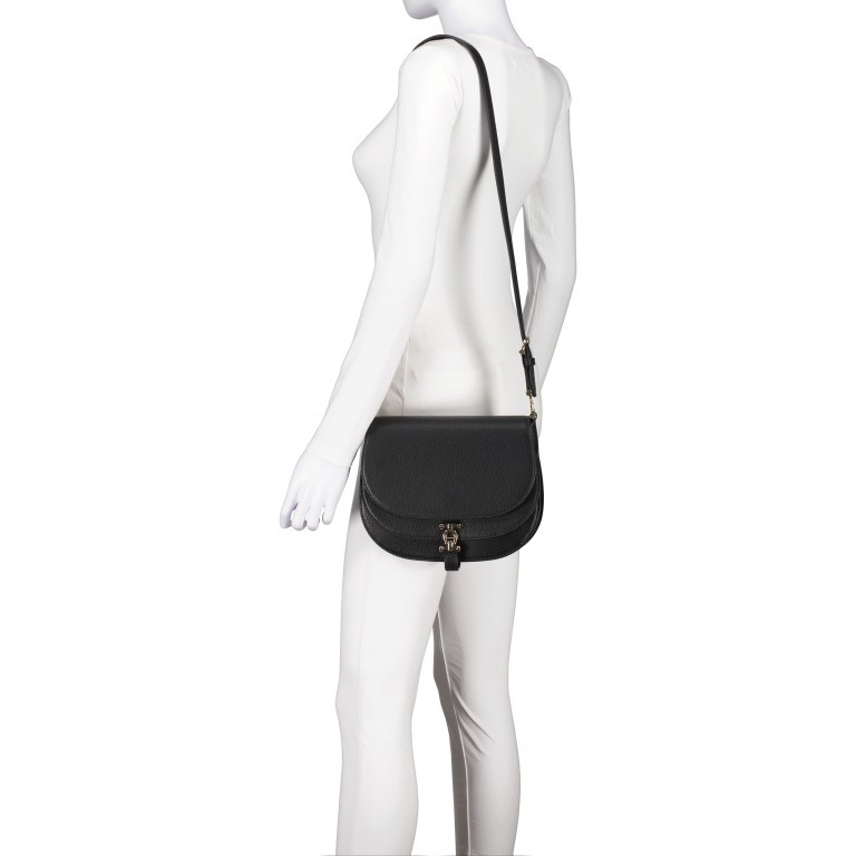 Umhängetasche Delia 132-962 Pearl White, Farbe: beige, Marke: AIGNER, EAN: 4055539545450, Abmessungen in cm: 25x21x6, Bild 5 von 7