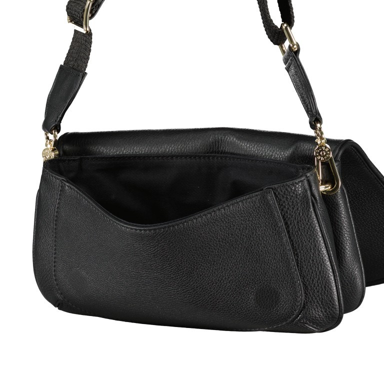 Umhängetasche Dalia Clara Black Nickel, Farbe: schwarz, Marke: Abro, EAN: 4067278108261, Abmessungen in cm: 27x17.5x2.5, Bild 6 von 6
