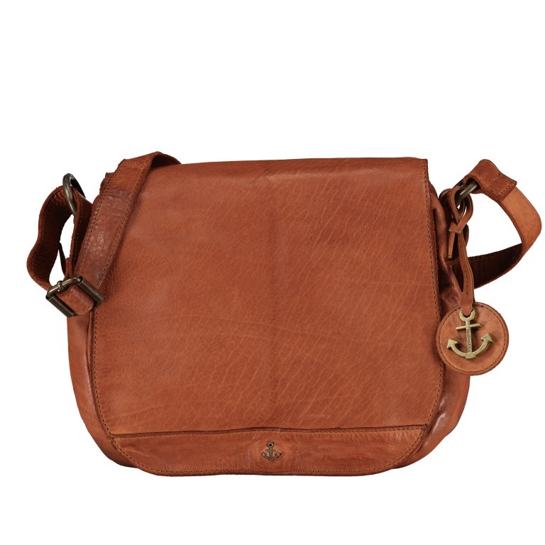 Satteltasche Anchor-Love Lotta 2 AL-10960-2, Farbe: anthrazit, braun, cognac, Marke: Harbour 2nd, Abmessungen in cm: 28x23x9.5, Bild 1 von 6