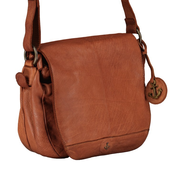 Satteltasche Anchor-Love Lotta 2 AL-10960-2, Farbe: anthrazit, braun, cognac, Marke: Harbour 2nd, Abmessungen in cm: 28x23x9.5, Bild 2 von 6