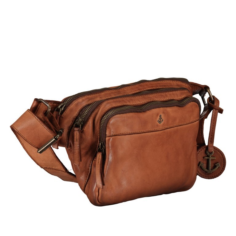 Umhängetasche Cool-Casual Matteo CC-11554, Farbe: anthrazit, braun, cognac, Marke: Harbour 2nd, Abmessungen in cm: 32.5x19x4, Bild 2 von 6