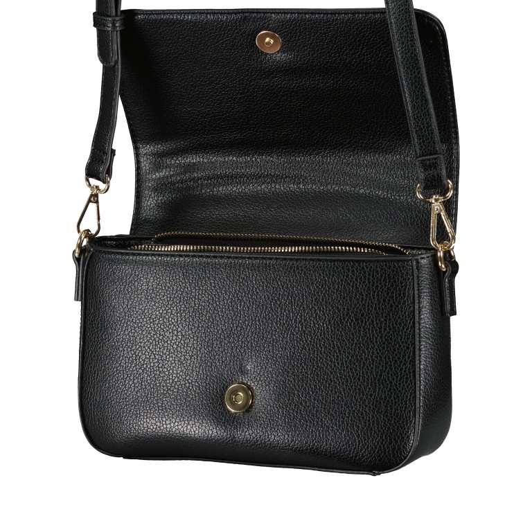 Umhängetasche Special Martu Relove Recycle Nero, Farbe: schwarz, Marke: Valentino Bags, EAN: 8054942242266, Abmessungen in cm: 24.5x17x7, Bild 6 von 6