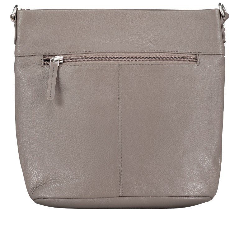 Umhängetasche Nappa, Farbe: schwarz, blau/petrol, taupe/khaki, beige, weiß, Marke: Hausfelder Manufaktur, Abmessungen in cm: 22.5x24.5x6.5, Bild 3 von 6