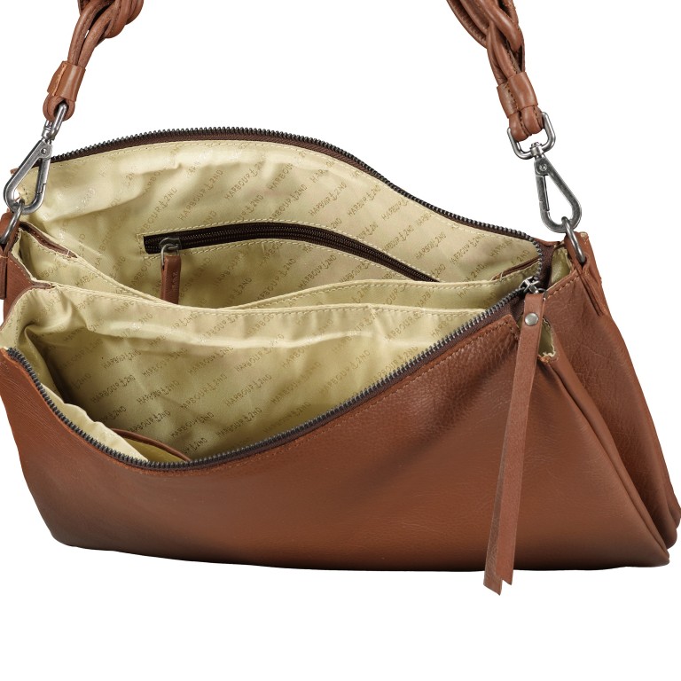 Umhängetasche Just-Pure Gundi JP-12128 Charming Cognac, Farbe: cognac, Marke: Harbour 2nd, EAN: 4046478072053, Abmessungen in cm: 35x26.5x5.5, Bild 7 von 7