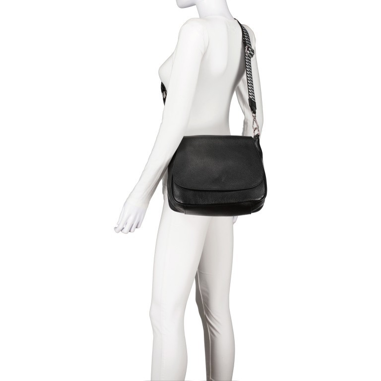 Satteltasche mit drei Riemen, Marke: Hausfelder Manufaktur, Abmessungen in cm: 29x23x10.5, Bild 6 von 7