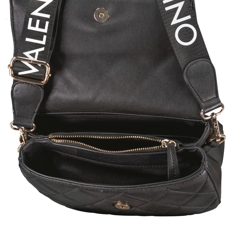 Umhängetasche Bigs, Farbe: schwarz, taupe/khaki, rot/weinrot, beige, weiß, Marke: Valentino Bags, Abmessungen in cm: 23x18.5x7, Bild 6 von 6