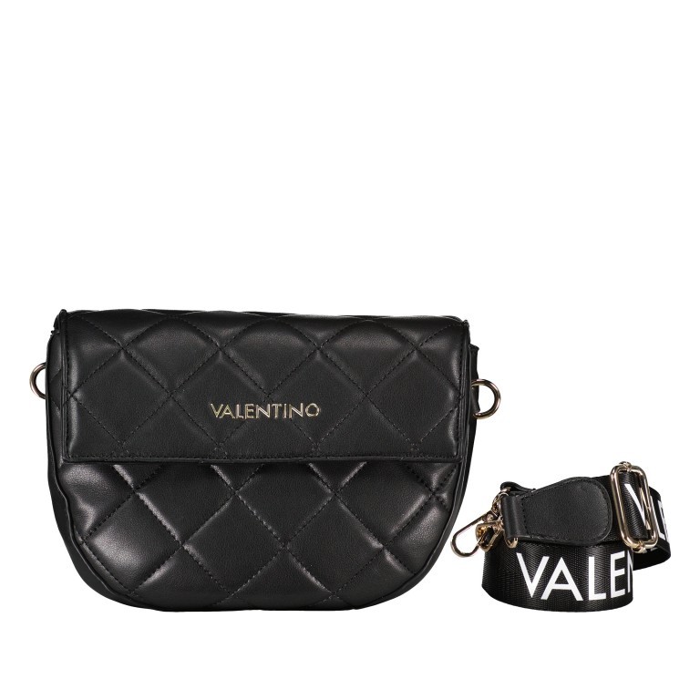 Umhängetasche Bigs, Farbe: schwarz, taupe/khaki, rot/weinrot, beige, weiß, Marke: Valentino Bags, Abmessungen in cm: 23x18.5x7, Bild 1 von 6