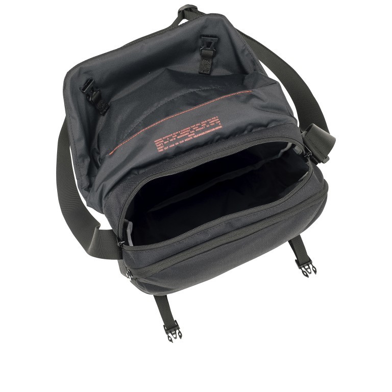 Umhängetasche Estrellas Rom III S Volumen 5 Liter Black, Farbe: schwarz, Marke: Vaude, EAN: 4062218769496, Abmessungen in cm: 24x20x10, Bild 5 von 7