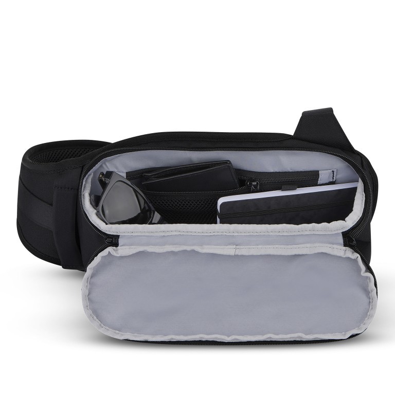 Umhängetasche Eco Series Sling Bag Charlie, Farbe: schwarz, beige, Marke: Johnny Urban, Abmessungen in cm: 22.5x31x10, Bild 5 von 7
