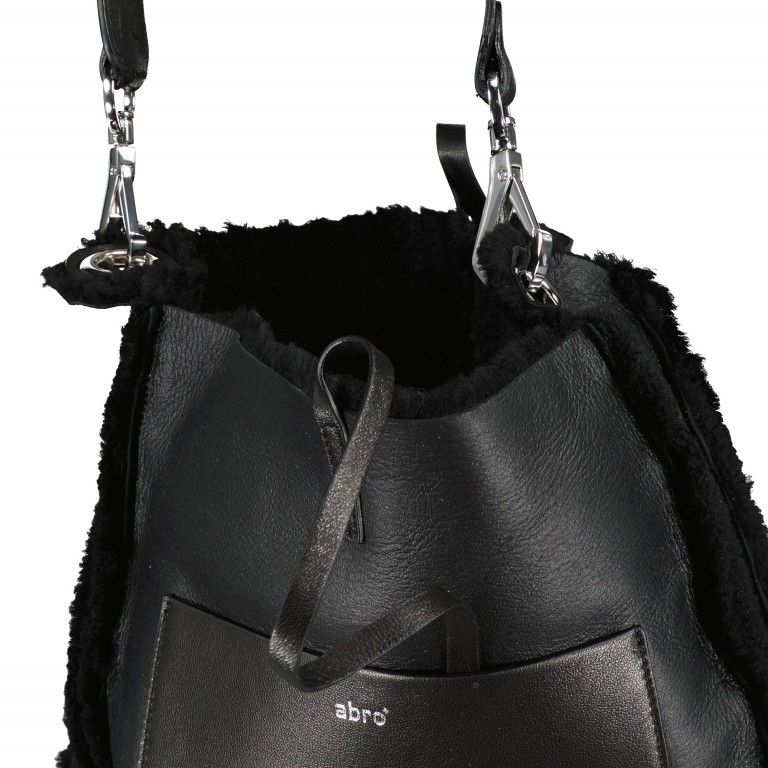 Umhängetasche Shearling Casharel Raquel S mit Wendefunktion, Marke: Abro, Abmessungen in cm: 29x27x7, Bild 6 von 8