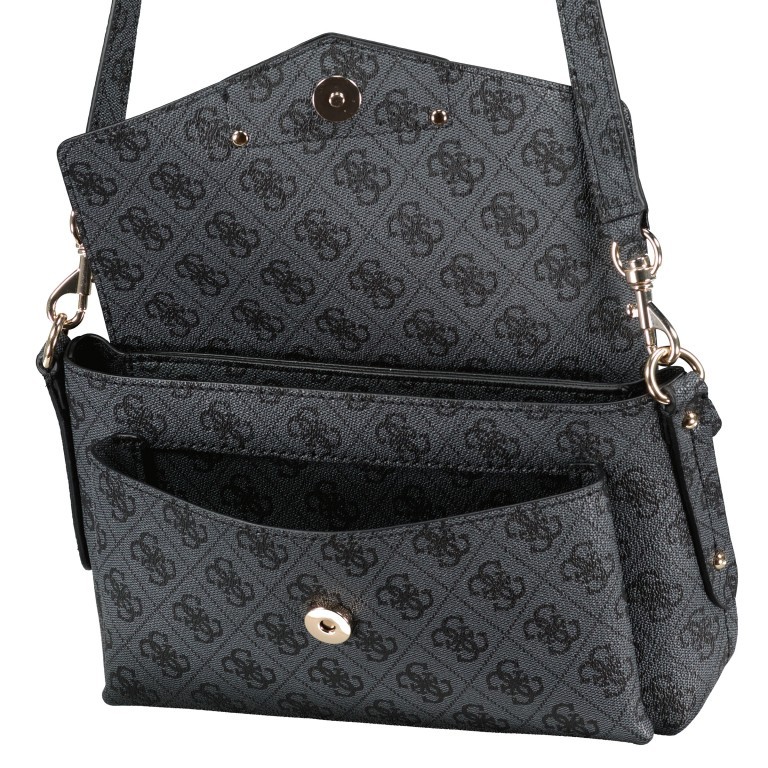 Umhängetasche Eco Brenton 4G-Logo, Marke: Guess, Abmessungen in cm: 23.5x16x11, Bild 8 von 8
