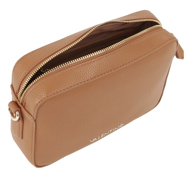 Umhängetasche Brixton, Farbe: schwarz, cognac, beige, Marke: Valentino Bags, Abmessungen in cm: 23.5x17x6.5, Bild 6 von 7
