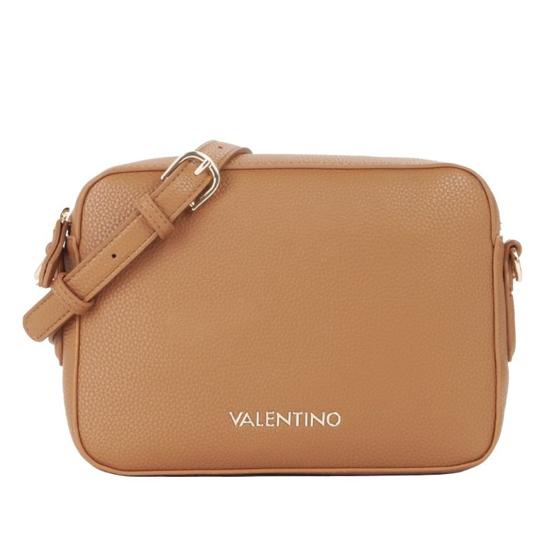 Umhängetasche Brixton, Farbe: schwarz, cognac, beige, Marke: Valentino Bags, Abmessungen in cm: 23.5x17x6.5, Bild 1 von 7